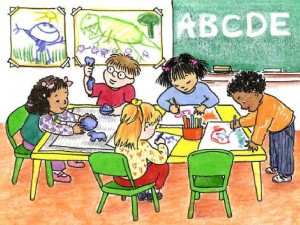 Msuresourcesforteaching / Learning Centers within Preschool Center Time Clipart - Kind Of Letters